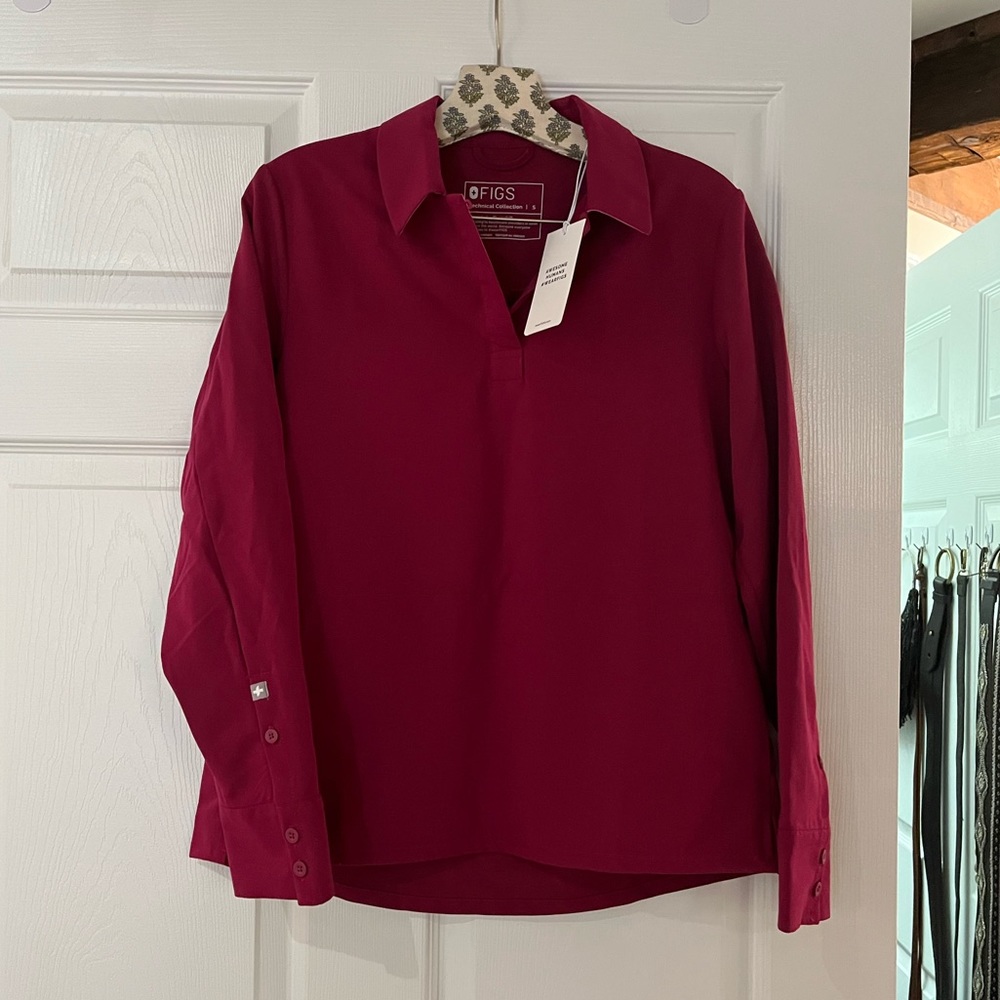 Figs Nala Long Sleeve Scrub Top